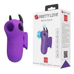 Вакуумний стимулятор клітора Pretty Love Magic Devil фіолетовий - мініатюра 2