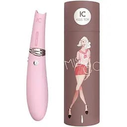 Вакуумний стимулятор з вібрацією KisToy Miss CC Pink - мініатюра 4