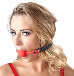 Кляп кулька Bad Kitty Naughty Toys Gag червоний - мініатюра 3