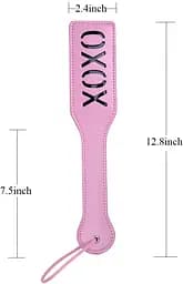 Шльопалка Fetish Fever XOXO, 30.5 см (рожевий) - мініатюра 4