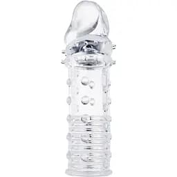 Насадка на пенис ToyJoy Power Stud Sleeve 15.5 см (прозрачный)