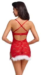 Сорочка Cottelli Lingerie X-Mas S/M (червоний) - мініатюра 10