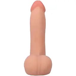 Фалоімітатор Doc Johnson The Realistic Cock ULTRASKYN 7 Inch with Balls - мініатюра 4