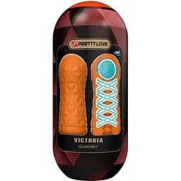 Мастурбатор Pretty Love Victoria Cheney оранжевый