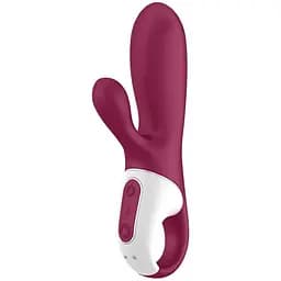 Вибратор-кролик Satisfyer Hot Bunny 17.5 см бордовый
