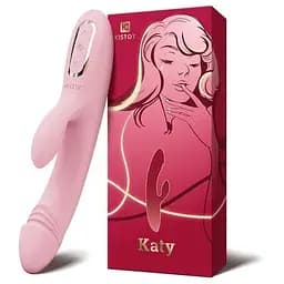 Вібратор-кролик з підігрівом KisToy Katy - мініатюра 3