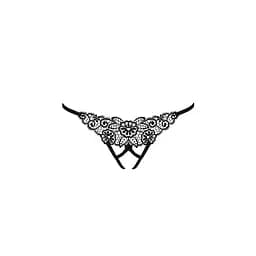 Мереживні трусики VIOLANTE THONG black - Passion Exclusive L/XL - мініатюра 5