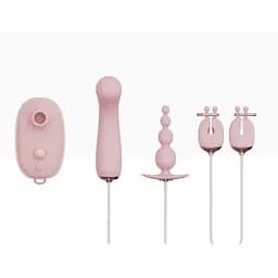 Набор секс-игрушек Qingnan Quartet Set 4 шт. розовый