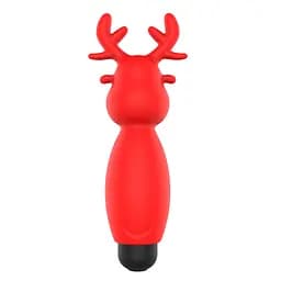 Міні-вібратор Erospace Sweet Play Mini Reindeer Vibrator A10 - мініатюра 3