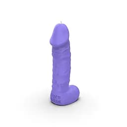 Свічка у вигляді члена Pure Bliss Mini Violet 15 см - мініатюра 4