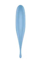 Вакуумний стимулятор клітора з вібрацією Satisfyer Twirling Pro блакитний - мініатюра 4