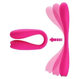 Вібратор Pretty Love Yedda Stimulator Pink - мініатюра 6