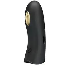 Вибронасадка на палец Pretty Love Miraco 10.5 см чёрный