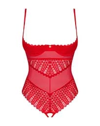 Боді Obsessive Ingridia crotchless teddy XS/S - мініатюра 3