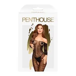 Бодістокінг із рукавами DREAMY DIVA чорний Penthouse xl - мініатюра 3