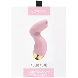Вакуумний кліторальний стимулятор Svakom Pulse Pure Рожевий - мініатюра 8
