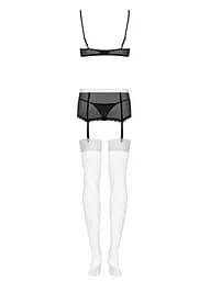 Костюм покоївки Obsessive Maidme L/XL чорний - мініатюра 5