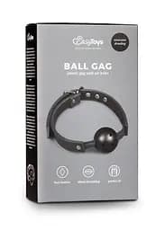 Кляп Easy Toys Ball Gag Plastic Gag With Air Holes 4.5 см чорний - мініатюра 4