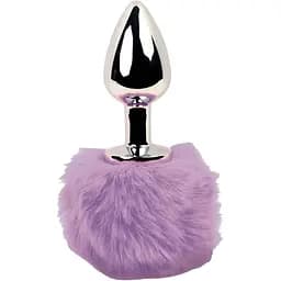 Анальна пробка FeelzToys Bunny Tails Butt Plug Purple
