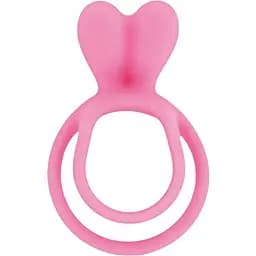 Ерекційне кільце Glamy Double Cockring 6.3 см рожевий