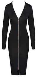 Сукня Cottelli Collection Party Zip XL (чорний) - мініатюра 6