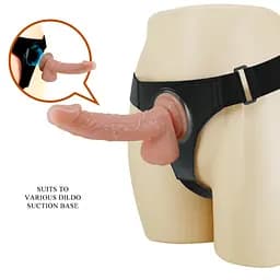 Страпон Pretty Love Harness Briefs Kevin 7.2 Dildo, тілесний PRETTY LOVE BW-022091NR 103608 - мініатюра 4