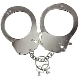 Наручники металлические Adrien Lastic Handcuffs Metallic (полицейские)