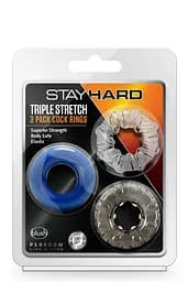 Набір ерекційних кілець Stay Hard Triple Stretch - мініатюра 2