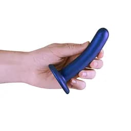 Фалоімітатор Ouch! Smooth G-Spot Dildo 5'' 12.4 см (синій) - мініатюра 5