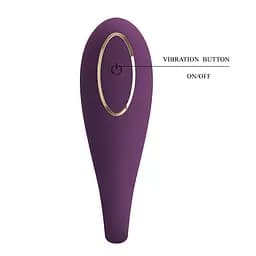 Вібратор Pretty Love August Stimulator Dark Purple (App) - мініатюра 6