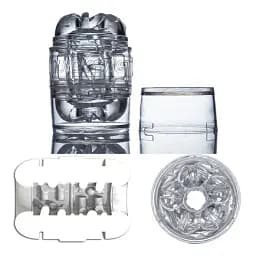 Мастурбатор Fleshlight Quickshot Vantage прозорий - мініатюра 2
