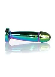 Анальна металева пробка Plug-Jewellery Multicolour Penis PLUG- Clear S Boss Series 64-00141 100350 - мініатюра 6