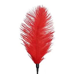 Лоскіт зі страусиним пером Art of Sex - Feather Tickler, колір Червоний - мініатюра 3
