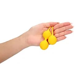 Набір вагінальних кульок Loveline Silicone Kegel Balls Training Set Carambola - мініатюра 6