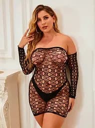 Міні-сукня з нарукавниками M-XL Чорний