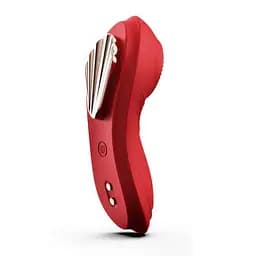 Смарт-вібратор кліторальний силіконовий Love Spouse Magnetic 11 см Червоний - мініатюра 1