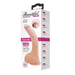 Фалоімітатор Baile Beautiful Jack 27 см тілесний - мініатюра 6