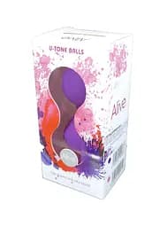 Вагінальні кульки Alive U-Tone, 19.9 см, фіолетовий - мініатюра 2