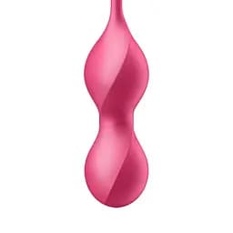 Вагінальні смарт-кульки з вібрацією Satisfyer Love Birds 2 Connect App Red, 86 г, пульт ДК Satisfyer SX0571 99893 - мініатюра 2