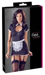 Костюм покоївки Cottelli Collection Costumes Maid's L чорний - мініатюра 4