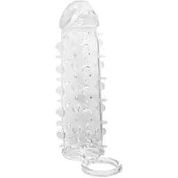 Насадка на член Dorcel Mr. Orgasm з кільцем для мошонки ультрастимулюючий рельєф