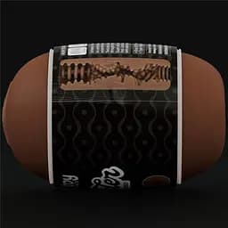 Мастурбатор Slider Double-Ended Masturbator Vagina and Anus Brown - мініатюра 7