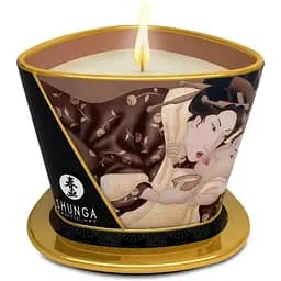 Масажна свічка Shunga Massage Candle шоколад, 170 мл - мініатюра 2