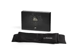 Пов'язка-стрічка із сатину 2в1 Bijoux Indiscrets: Shhh (пов'язка на очі та стрічка для зв'язування)