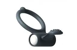 Ерекційне кільце з вібрацією Dorcel Power Clit V2 6.5х3.5 см сірий - мініатюра 2