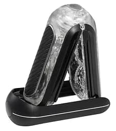 Мастурбатор Tenga Flip Zero Gravity Electronic Vibration 18 см чорний - мініатюра 3