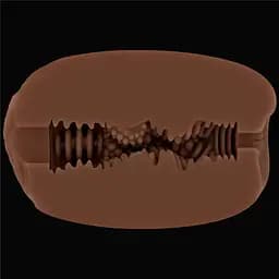 Мастурбатор Slider Double-Ended Masturbator Vagina and Anus Brown - мініатюра 11