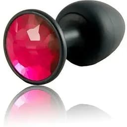 Анальна пробка Dorcel Geisha Plug Ruby M з кулькою всередині створює вібрації діаметр 3.2 см - мініатюра 2