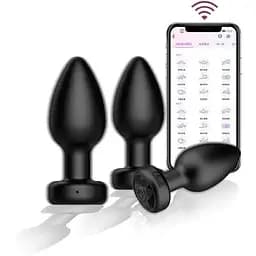 Смарт анальна пробка Equinox USB 9 см з додатком