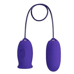 Віброяйце Pretty Love Daisy-Youth Wireless Egg Blue - мініатюра 4